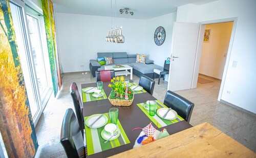 4****Sterne Ferienwohnung Nähe Legoland - Fuchsbau Erdgeschoss mit Terrasse