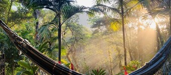 Chalets in Paraty with private waterfall