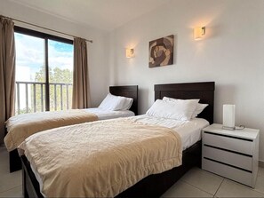 3 bedrooms, iron/ironing board, travel cot, WiFi