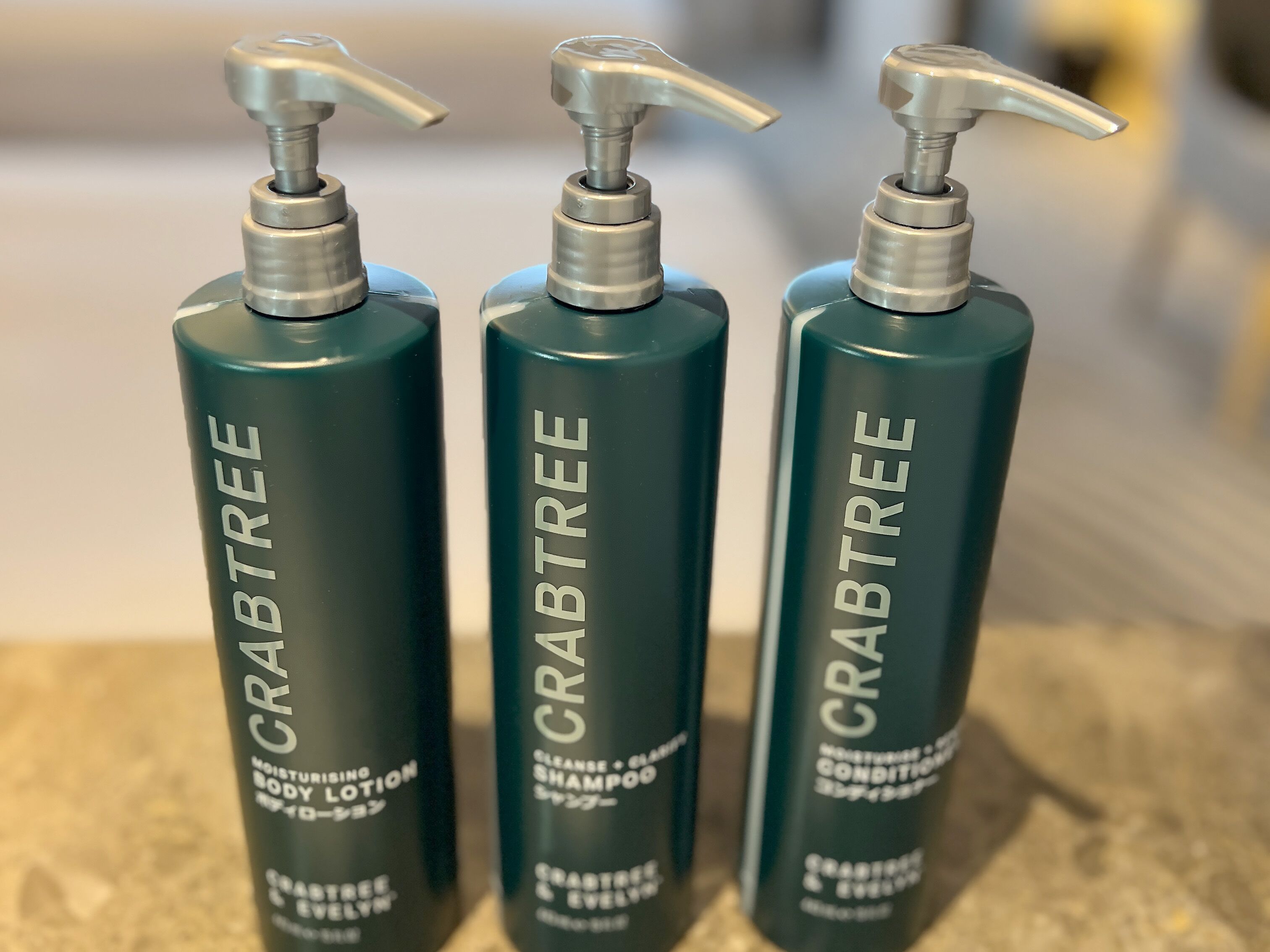 Baignoire et douche séparées, articles de toilette (gratuits)