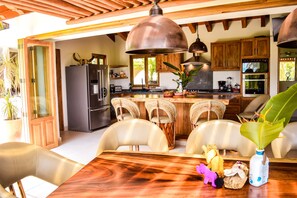 Fridge, microwave, oven, stovetop - "Vista al Mar" ( Ocean View), 4 bedroom, 4.5 bath (Sayulita)