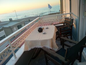Balcony - Studio near to the beach (Rethymno)