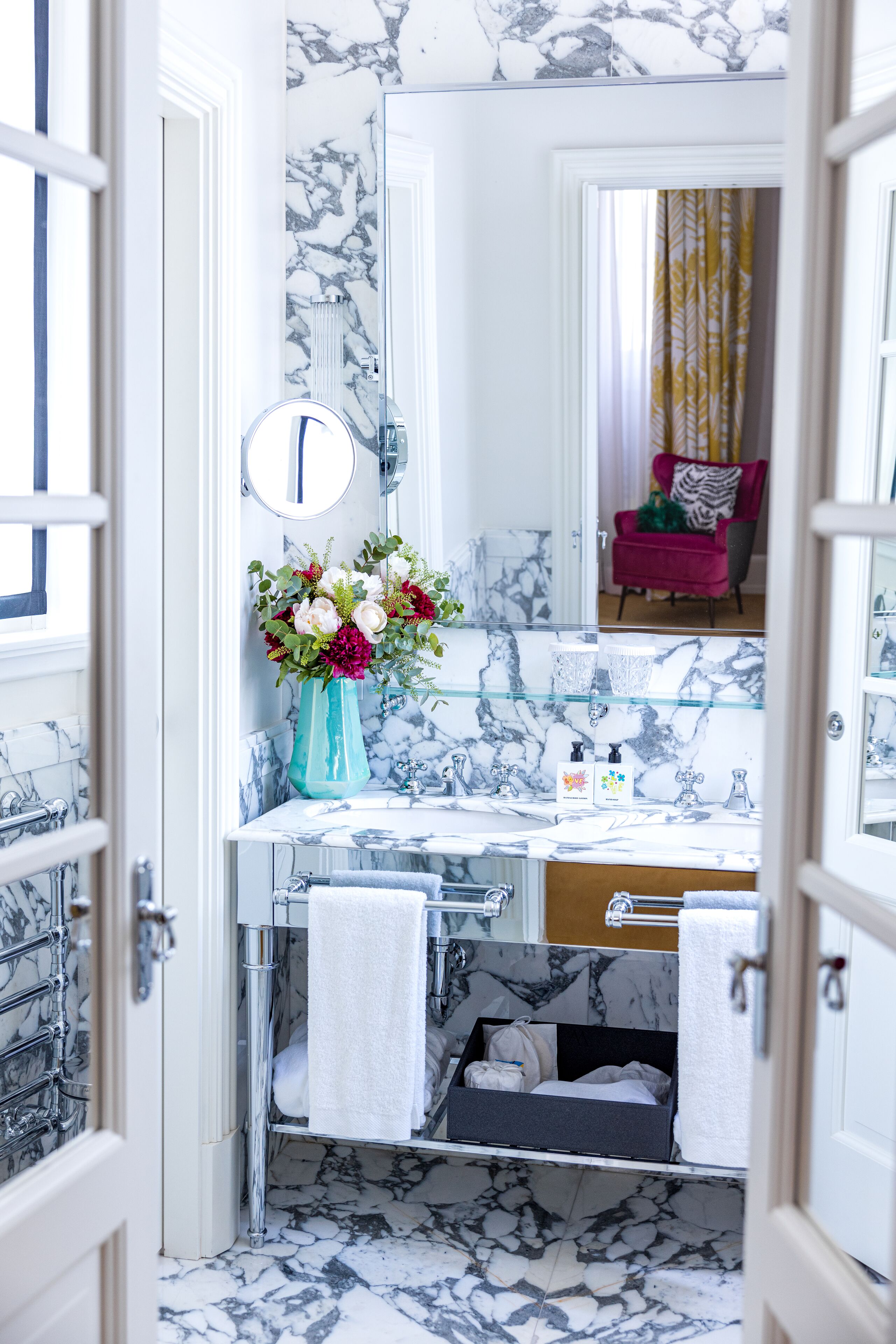 shower, free toiletries, hair dryer, bathrobes