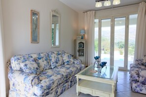 Villa | 2 bedrooms, WiFi - Villa Semeli Large Private Pool Walk to Beach Sea Views A C Wifi Car Not Required Eco-friendl - 1879 (Kefalonia)