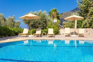 2 bedrooms, WiFi - Villa Dimitrios Large Private Pool Sea Views Wifi Eco-friendly - 1974 (Mylopotamos)