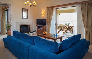 Villa | 4 bedrooms, in-room safe - Villa Ilia Large Private Pool Sea Views A C Wifi - 2157 (Rethymno)