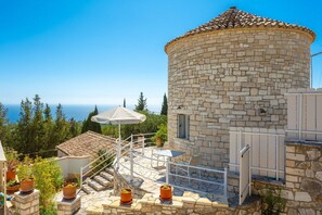 House | 1 bedroom - Villa Windmill Large Private Pool Sea Views A C Wifi - 2463 (Paxos)