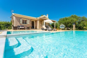 2 bedrooms - Villa Popi Large Private Pool Walk to Beach A C Wifi - 2820 (Corfu)