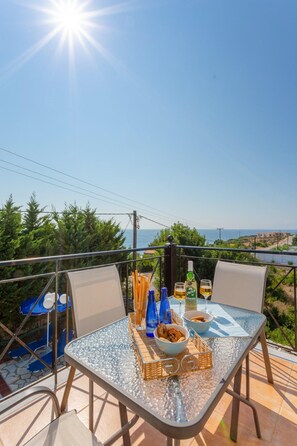 Villa - Skala Villa Blue Large Private Pool Walk to Beach Sea Views A C Wifi - 2824 (Kefalonia)