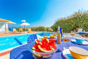 House - Skala Villa Yellow Large Private Pool Walk to Beach Sea Views A C Wifi - 2826 (Kefalonia)