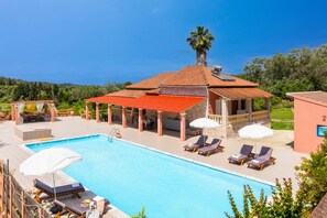 Villa | 2 bedrooms, WiFi - Villa Psaropouli Large Private Pool A C Wifi - 2856 (Corfu)