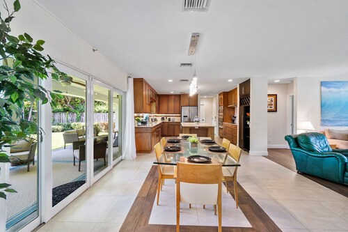 Across from Beach | Renovated Coastal Home, Gourmet Kitchen & Jetted Tub