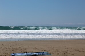 Beach nearby, beach towels