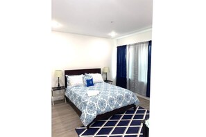 2 bedrooms, desk, iron/ironing board, free WiFi