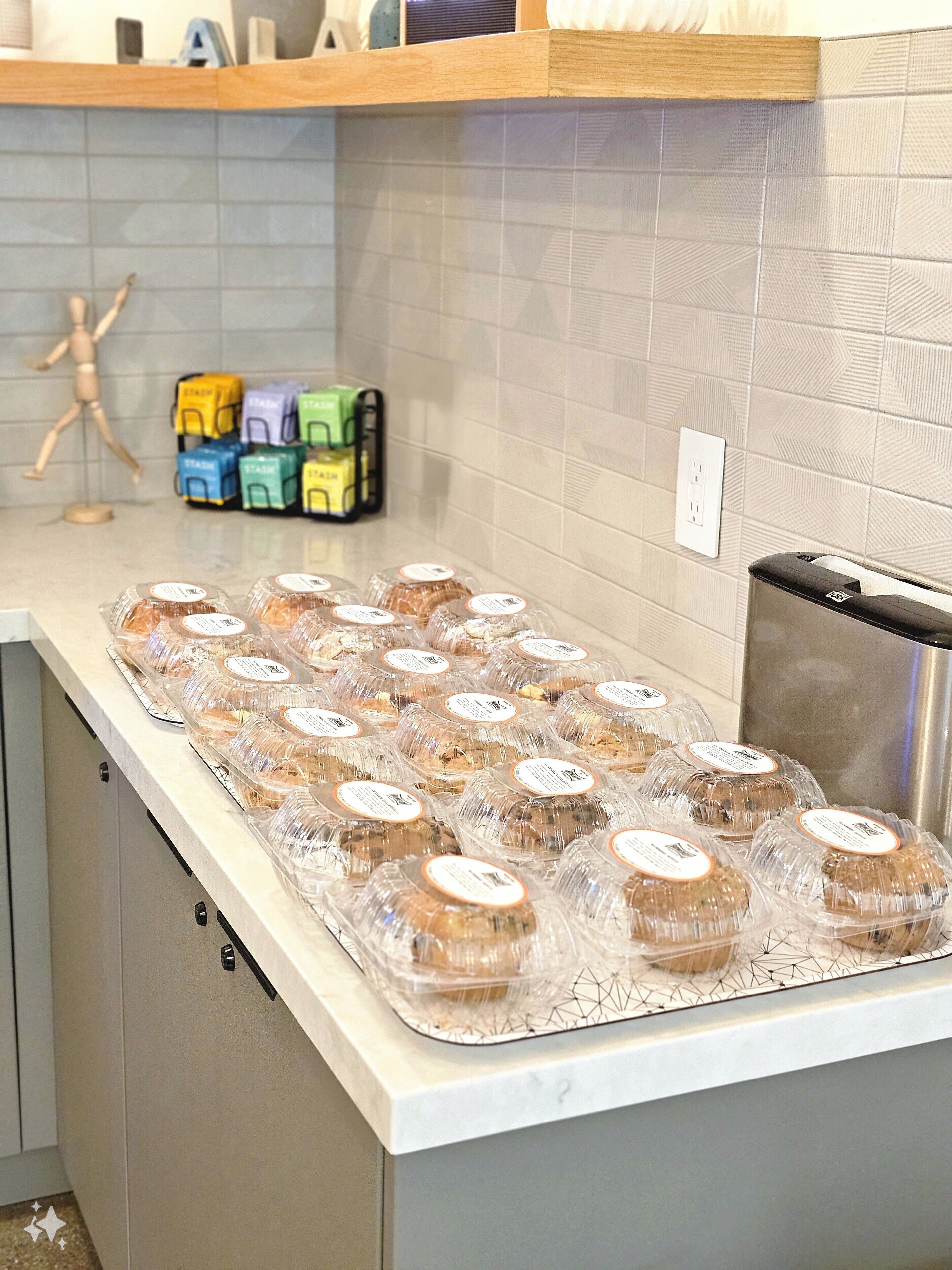 Free daily self-serve breakfast