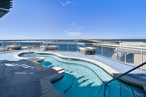 Indoor pool, a heated pool