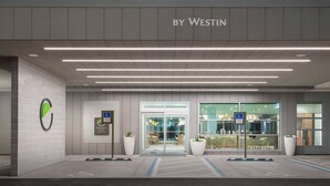 A modern building entrance with a sign reading "element by Westin". - Element by Marriott Jacksonville Beach (Jacksonville Beach)