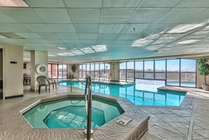 Indoor pool, a heated pool