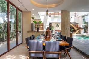 Dining - KOBAH Magnificent 4BR Villa Private Gym/Pool (Tulum)