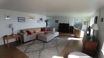 TV connectée, cheminée, lecteur de DVD, vidéothÚque