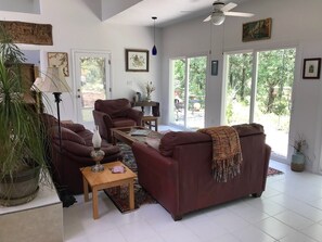 TV, video games, DVD player, books