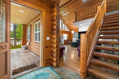 Golf Resort Log Home at Terrace Lakes Resort