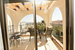 Family Apartment, 2 Bedrooms, Beach View | Terrace/patio