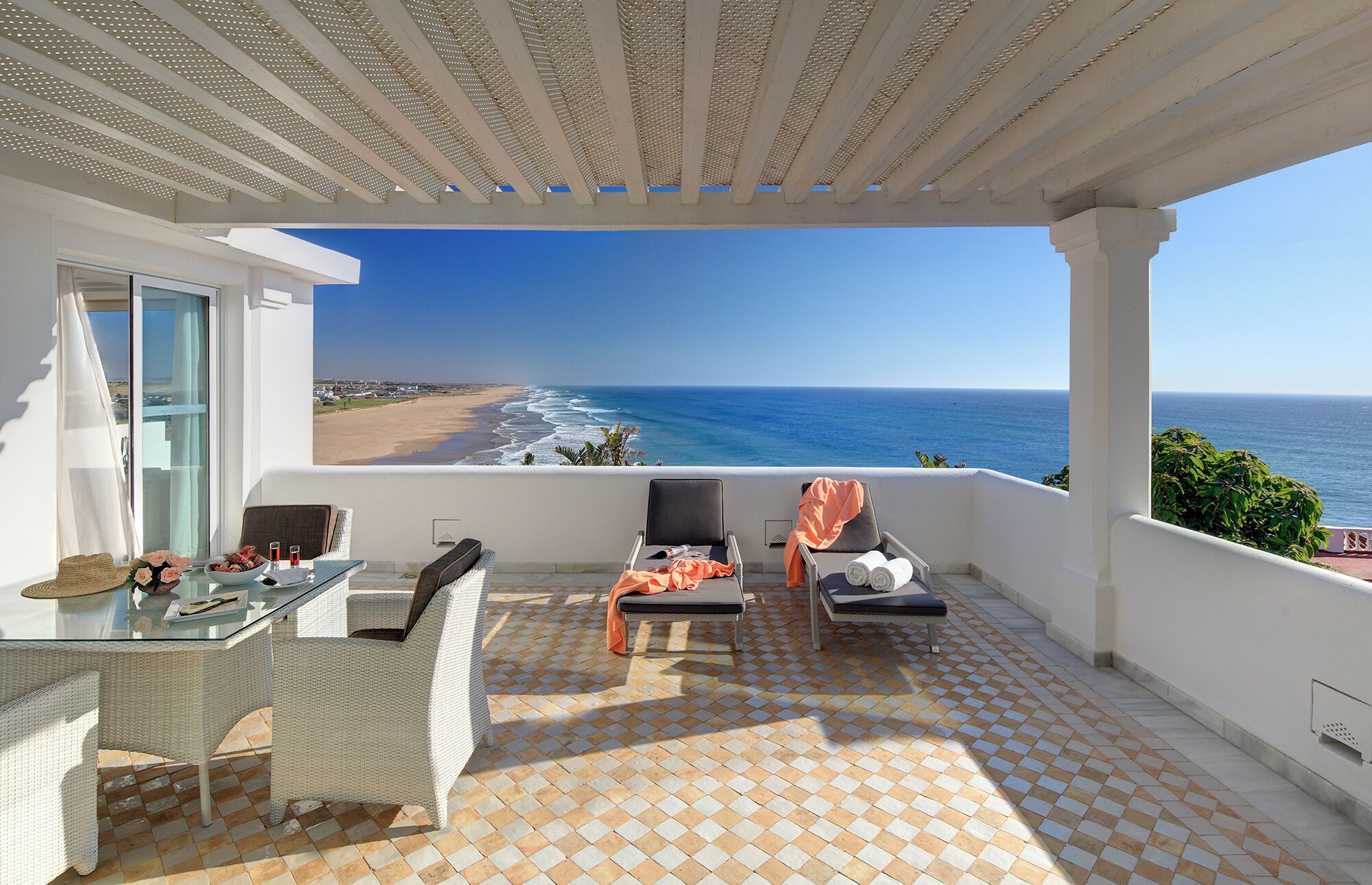 Luxury Suite, 2 Bedrooms, Oceanfront | Terrace/patio