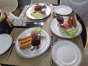 Komplett frokost hver dag (mot et tillegg)