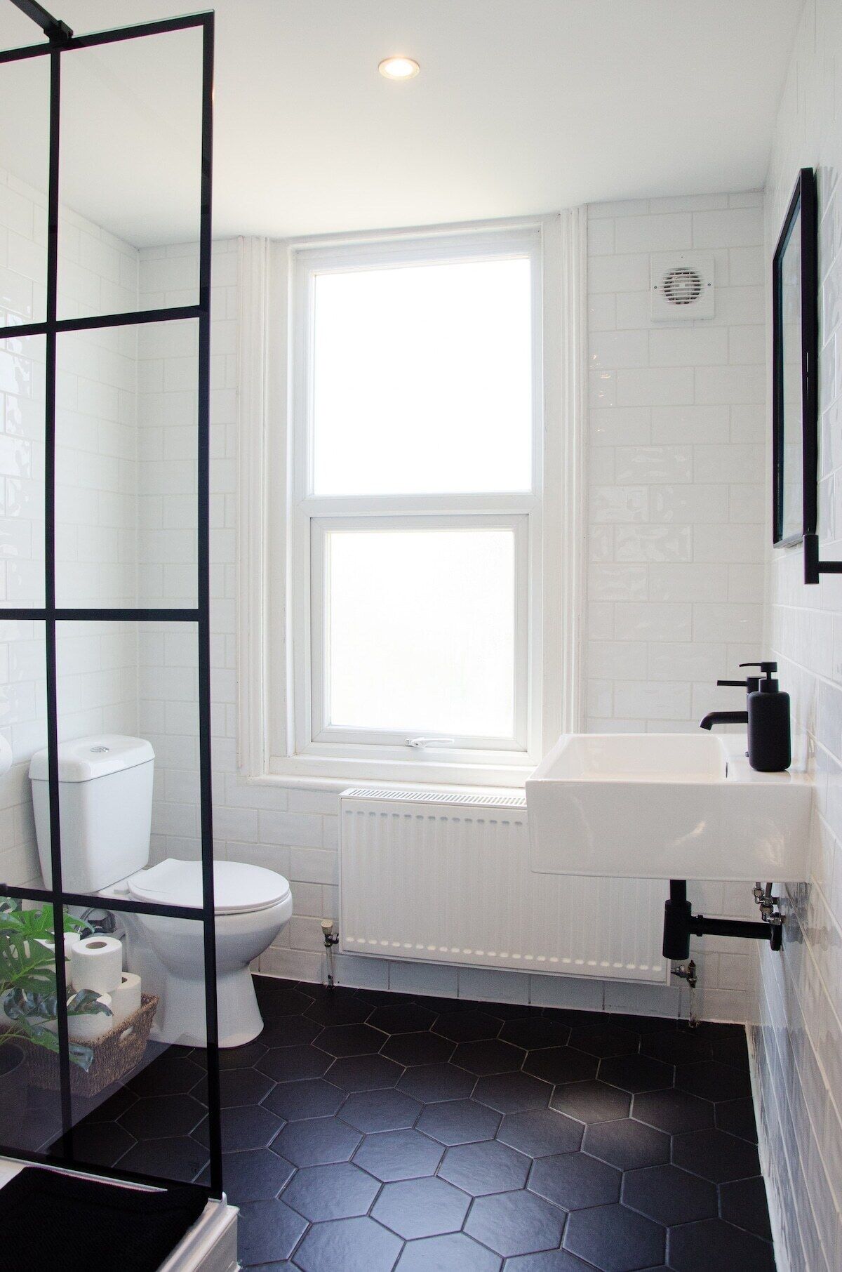 Een douche, een haardroger