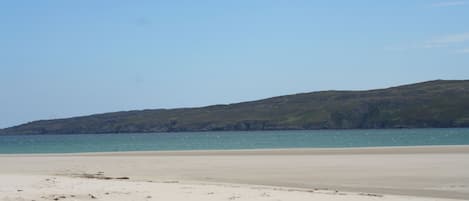 Vlak bij het strand