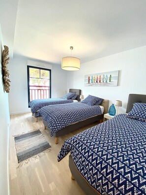 2 bedrooms, iron/ironing board, free WiFi, bed sheets