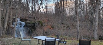 Rustic, Cozy Cottage with Backyard Waterfall and Cayuga Lake Views!