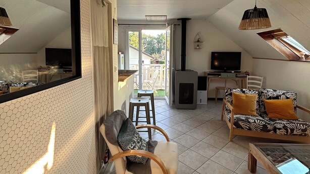 Living area - Le Cosy Home 3*** Apartment in house near Annecy (La Balme-de-Sillingy)
