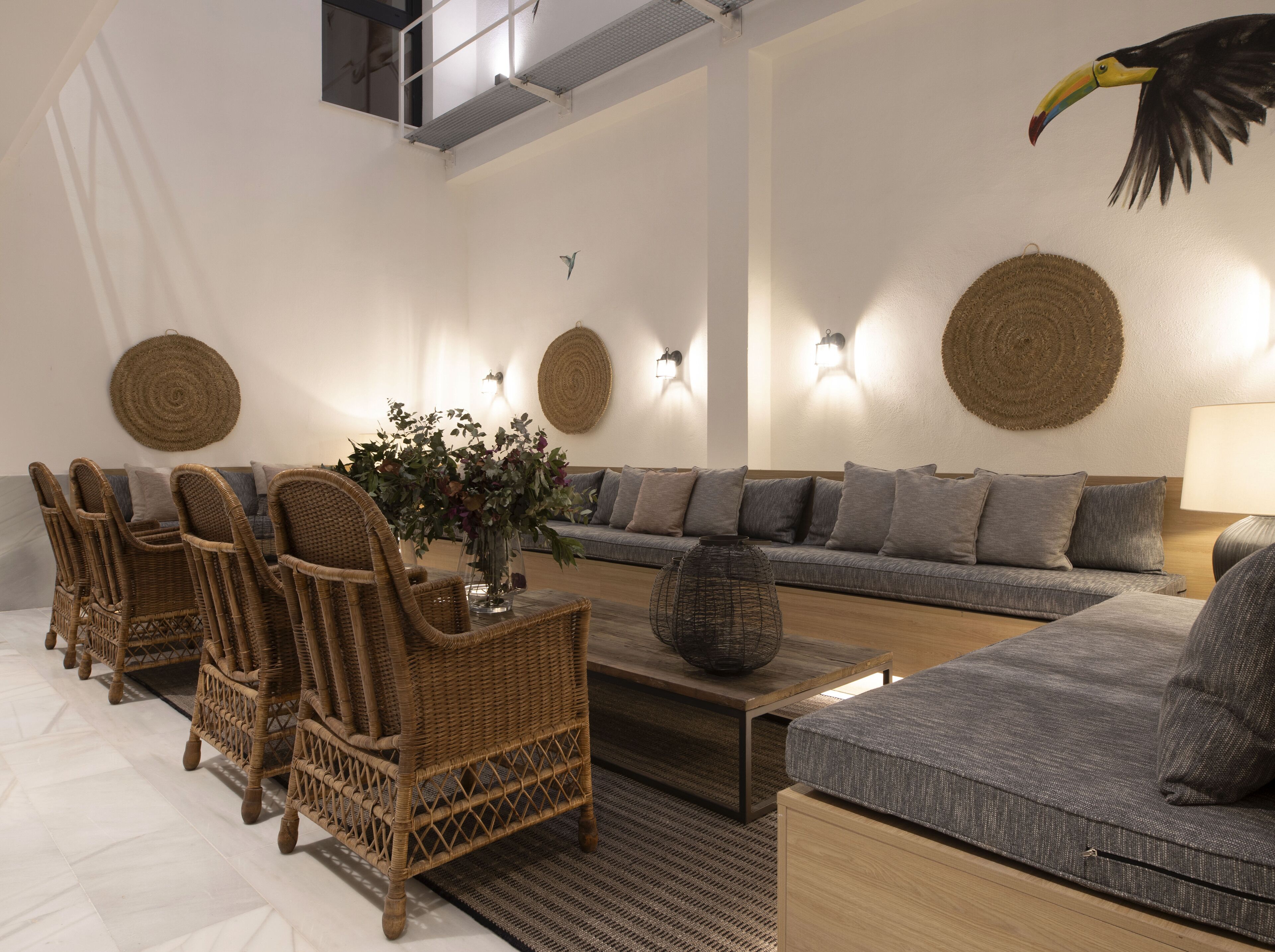 Lobby sitting area