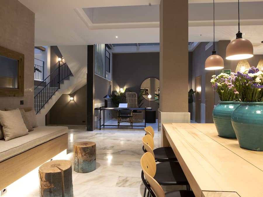 Sala de estar en el lobby