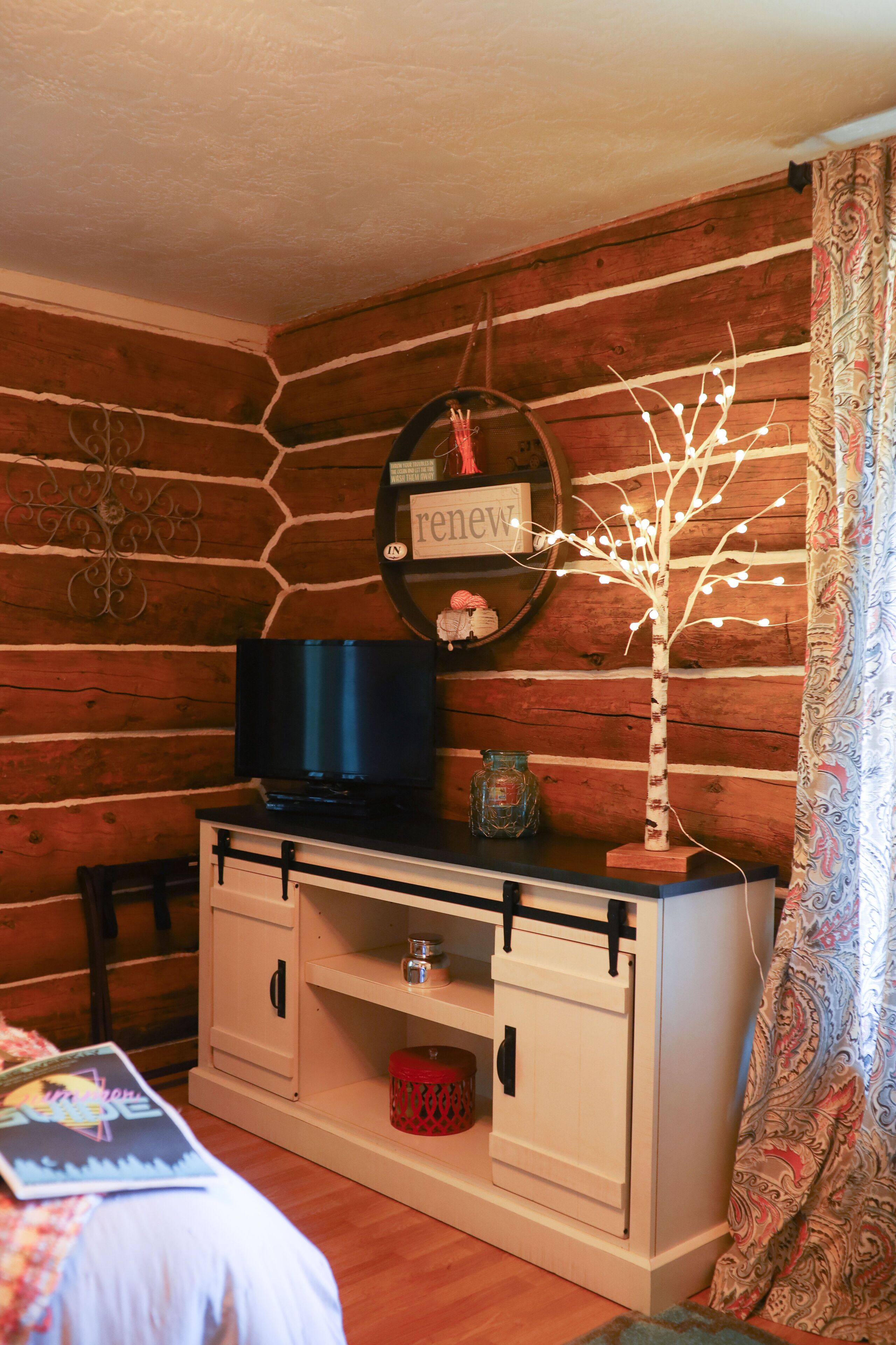 Log Home With A View