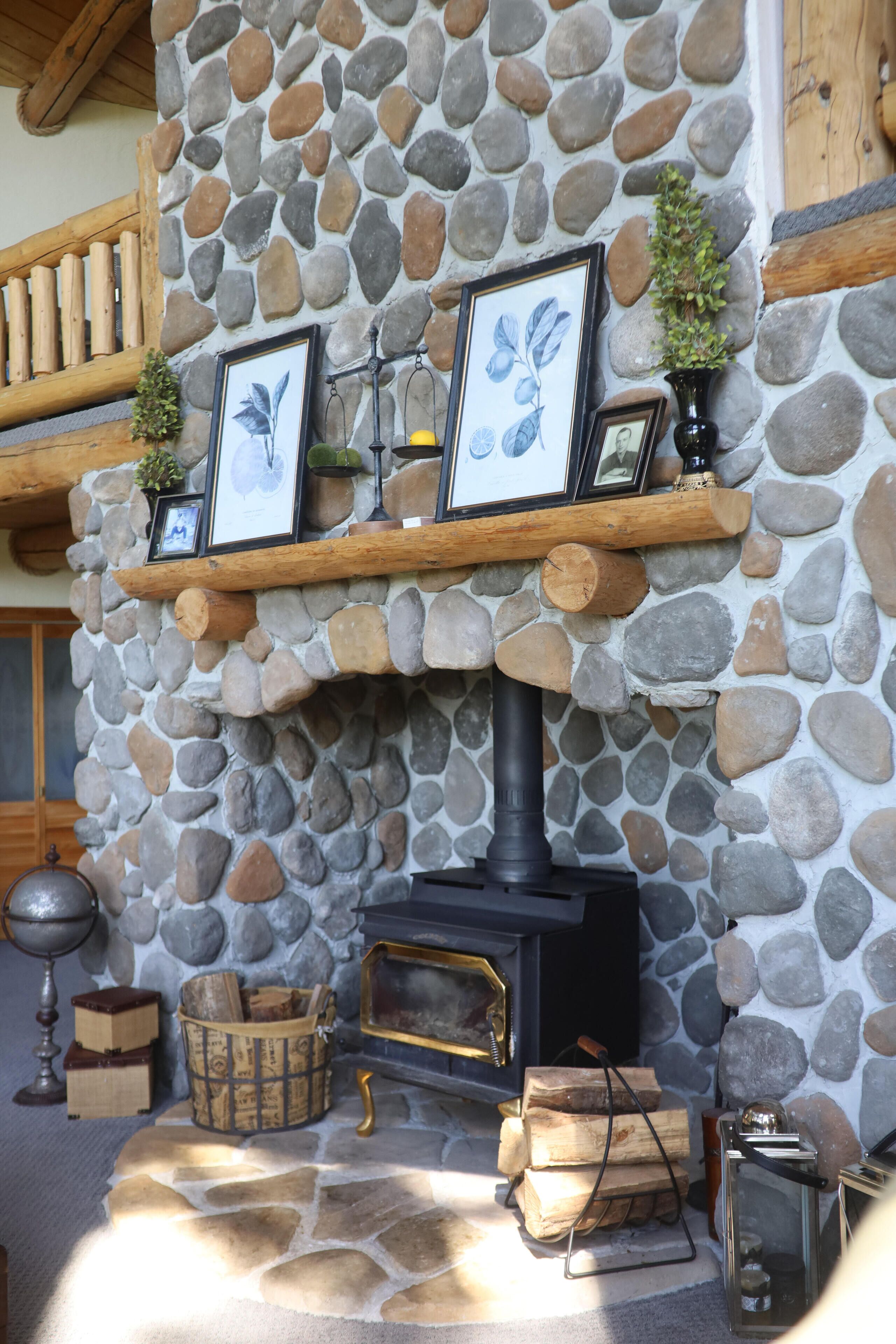 Log Home With A View