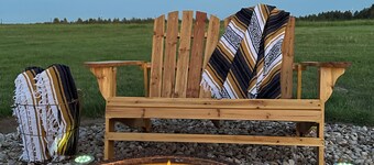 Serene country setting with views of the Black Hills.