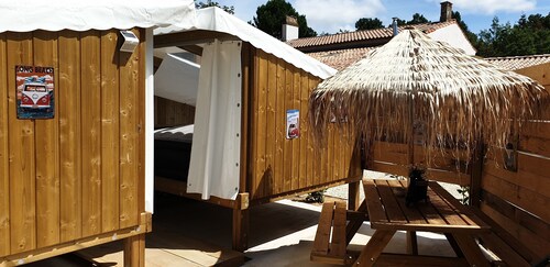 Accommodation eco lodge 2/4 pers close to the zoo and the beaches of the wild coast