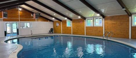 Indoor pool, a heated pool