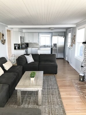 Smart TV, DVD player, books - Oceanfront Oasis Spacious 3-Bedroom, 2-Bath Retreat for 12  Linens Included (Old Saybrook)