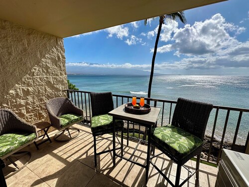 Oceanfront Maui Gem, Sugar Beach Access, Panoramic Views, Pool, Kanai A Nalu 319