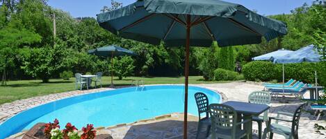 Seasonal outdoor pool