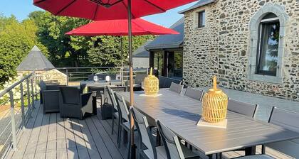 Gite de Caractère Proche Campagne, Jacuzzi Privatif, Terrain Clos Arboré