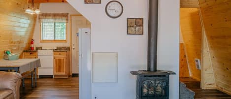 TV connectée, cheminée