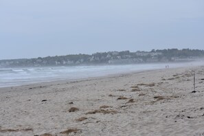 Beach nearby, sun loungers