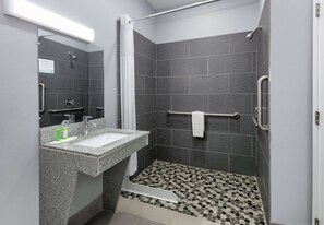 Accessible bathroom - Days Inn by Wyndham Zachary LA (Zachary)