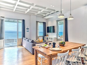 Superior Suite, 2 Bedrooms, Sea View | 1 bedroom, in-room safe, soundproofing, iron/ironing board
