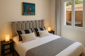 3 chambres, bureau, fer et planche à repasser, Wi-Fi gratuit